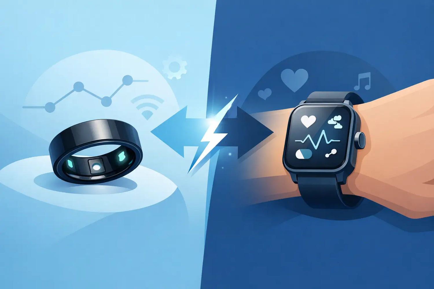 Smartring oder Smartwatch - der Unterschied